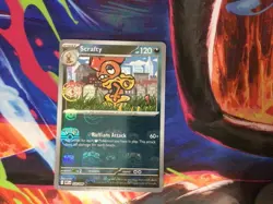 Pokemon Scrafty Sv: White Flare 058/086 Holo Master Ball Stage 1 120HP Ruffian - Image 1