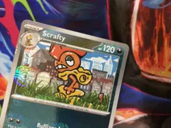 Pokemon Scrafty Sv: White Flare 058/086 Holo Master Ball Stage 1 120HP Ruffian - Image 3