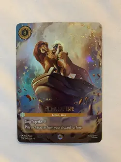 Circle of Life (Enchanted) 225/204 - Fabled Lion King Disney Lorcana - Image 1