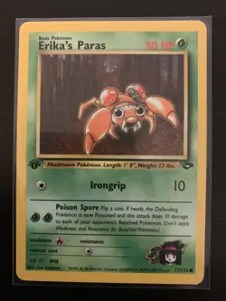 Lot of Six 1st Edition Gym Challenge Pokemon Cards - Near Mint - Image 5