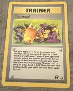 Challenge! First Edition 74/82 Pokemon Card 2000 Team Rocket NM SHARP SEE PICS - Image 1