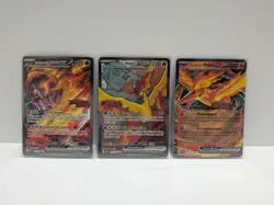 Team Rocket's Moltres Ex Destined Rivals Stamped Pokemon Cards. 031, 229 And 208 - Image 1