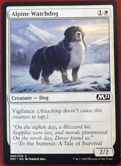 Magic: The Gathering Cards | Alpine Watchdog #2 - Core M2021 NM - Image 1