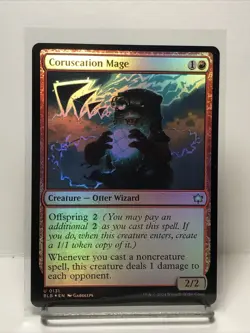 Coruscation Mage (Foil) Bloomburrow 0131 Uncommon MTG - Image 1