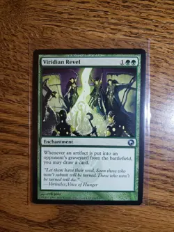 Viridian Revel 1x MtG Scars of Mirrodin SP/NM - Image 2