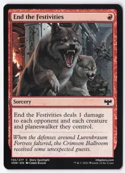 End the Festivities Normal C Innistrad: Crimson Vow 155 NM - Image 1
