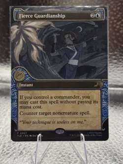 MTG Magic The Gathering: Avatar Fierce Guardianship (Showcase) NM - Image 1