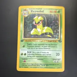 Pokemon TCG Victreebel 14/64 Jungle Holo Rare 1st Edition Card English - Image 1