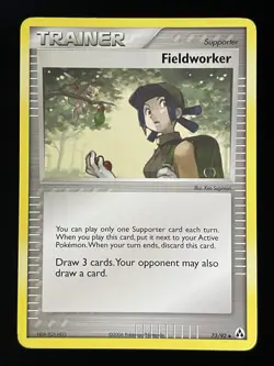 Fieldworker 73/92 LP MEW ARTWORK Legend Maker Pokemon. - Image 1