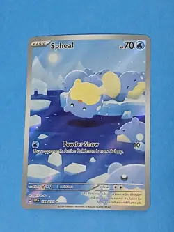 Pokemon Scarlet & Violet Surging Sparks Spheal 199/191 Illustration Rare - Image 1