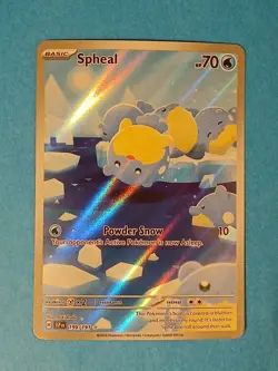 Pokemon Scarlet & Violet Surging Sparks Spheal 199/191 Illustration Rare - Image 2