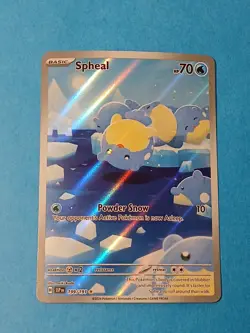 Pokemon Scarlet & Violet Surging Sparks Spheal 199/191 Illustration Rare - Image 3