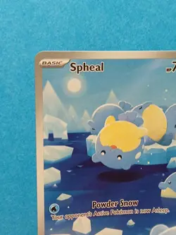 Pokemon Scarlet & Violet Surging Sparks Spheal 199/191 Illustration Rare - Image 4