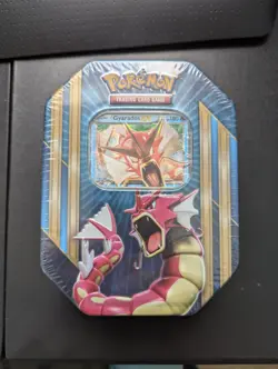 2016 Pokemon TCG Gyarados EX Triple Power Tin Spring Factory Sealed NEW - Image 1