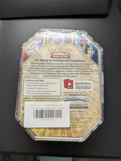 2016 Pokemon TCG Gyarados EX Triple Power Tin Spring Factory Sealed NEW - Image 2