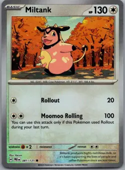 Miltank - 81/131 - Pokeball Holo - Pokemon Prismatic Evolutions - Image 1