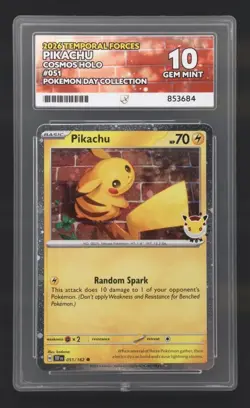 Pikachu 051/162 - Pokemon Day 2026 - 30th Birthday - Pokemon TCG ✨Ace 10 ✨ - Image 1