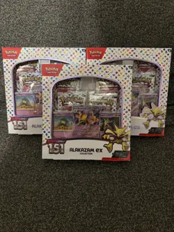 3 Alakazam EX Collection Box Sealed Pokemon Scarlet And Violet 151 820650855269 - Image 1