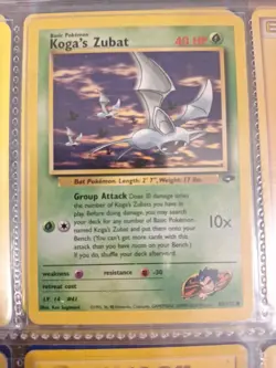 Koga’s Zubat 83/132 | Pokemon Gym Challenge 2000 | WOTC | Vintage NM - Image 1