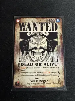 Gol.D.Roger OP09-118 SP Wanted Poster Carrying On His Will OP-13 One Piece TCG - Image 1