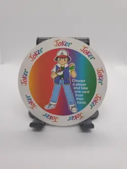 Pokemon 1999 Nintendo Ash Ketchum Playing Card Vintage Pokemon TCG - Image 1