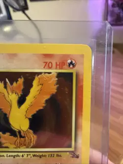 Pokemon TCG Moltres Fossil Holo Card 12/62 1999 Near Mint/Lightly Played - Image 3