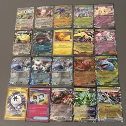 Pokemon TCG Bulk Lot Of 20 Cards EX Promo Holo Full Art Ace Spec NM Condition - Image 1