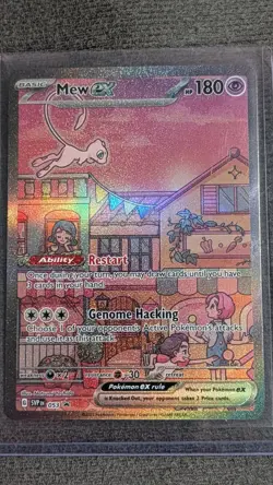 Pokemon Mew ex 053 Black Star Promo Scarlet & Violet Promo Cards Holo English - Image 1