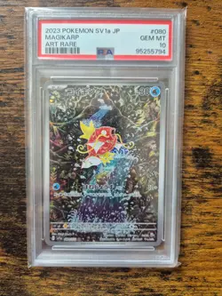 Magikarp PSA 10 AR FA 080/073 sv1a Triplet Beat Card Pokemon Japanese - Image 1