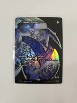 2026 MTG TMNT ARCBOUND RAVAGER #0014 BORDERLESS SURGE FOIL MYTHIC RARE NM - Image 1