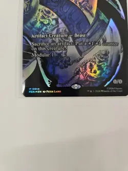 2026 MTG TMNT ARCBOUND RAVAGER #0014 BORDERLESS SURGE FOIL MYTHIC RARE NM - Image 2