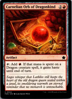 Carnelian Orb of Dragonkind C Foundations 534 NM - Image 1