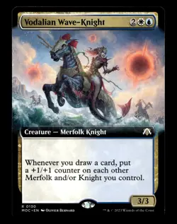 Vodalian Wave-Knight (Extended Art) 130 R Commander: March of the Machine - Image 1