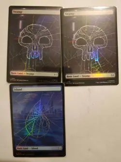 Spider-Man Land Foil 1x Island 2x Swamp - Image 1
