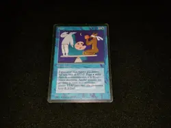 MTG 1x Revised blue rare HP Italian FBB Stasis - ships w/ tracking - Image 1