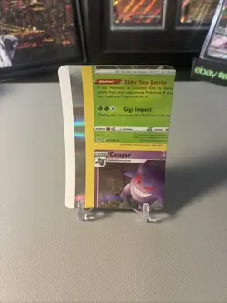 Gengar Trick or Trade Silver Border NFC Miscut Error Rare Pokemon Card 🔥 - Image 1