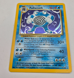 Pokemon TCG Poliwrath Base Set 2 15/130 Holo Unlimited Rare - Image 1