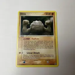 Pokemon Card TCG Ditto (Geodude) 62/113 Delta Species 2005 Regular non-holo - Image 1