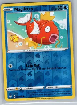 Magikarp 039/192 Reverse Holo SWSH02: Rebel Clash - Pokemon Card - NM - Image 1
