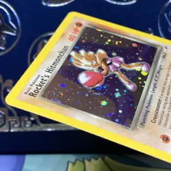 SWIRL Pokemon Rocket's Hitmonchan Gym Heroes 11/132 HOLO BLEED LP/NM - Image 5