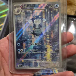 Pokemon Poliwhirl 176/165 Scarlet & Violet 151 Holo Illustration Rare Stage 1 9… - Image 1