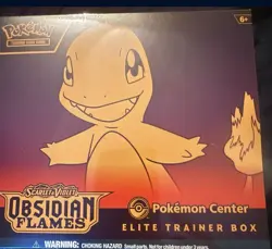 Pokemon Scarlet & Violet Obsidian Flames Pokemon Center Elite Trainer Box SEALED - Image 1
