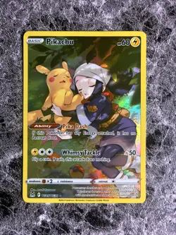Pokemon TCG Pikachu - TG05/TG30 Lost Origin Trainer Gallery Holo Rare NM - Image 1