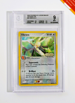 Pokemon BGS 9 Vibrava #46 Reverse Foil EX Legend Maker 2006 English - Image 1