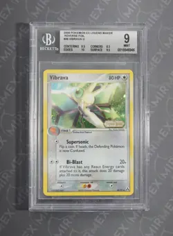 Pokemon BGS 9 Vibrava #46 Reverse Foil EX Legend Maker 2006 English - Image 2