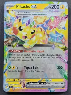 Pikachu ex 057/191 Double Rare Surging Sparks Pokemon TCG - Image 1