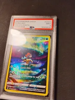 2023 Pokemon SWSH Crown Zenith Full Art Keldeo #GG07 PSA 9 MINT Graded - Image 3