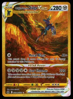 Pokemon Crown Zenith Galarian Gallery Origin Forme Dialga VSTAR GG68/GG70 NM - Image 1