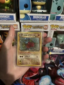 Pokemon TCG Dark Dugtrio Rocket Gang Holo Rare Japanese 1996 Stage 1 50 HP - Image 1