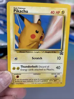 Pikachu SNAP Promo 26/53 Wotc Black Star Promo Pokemon NM 01 - Image 4